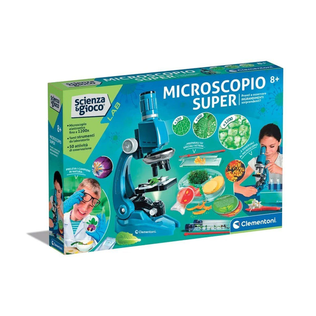 Clementoni Bilim Ve Oyun Süper Mikroskop +8 Yaş Oyun Setleri | Milagron 