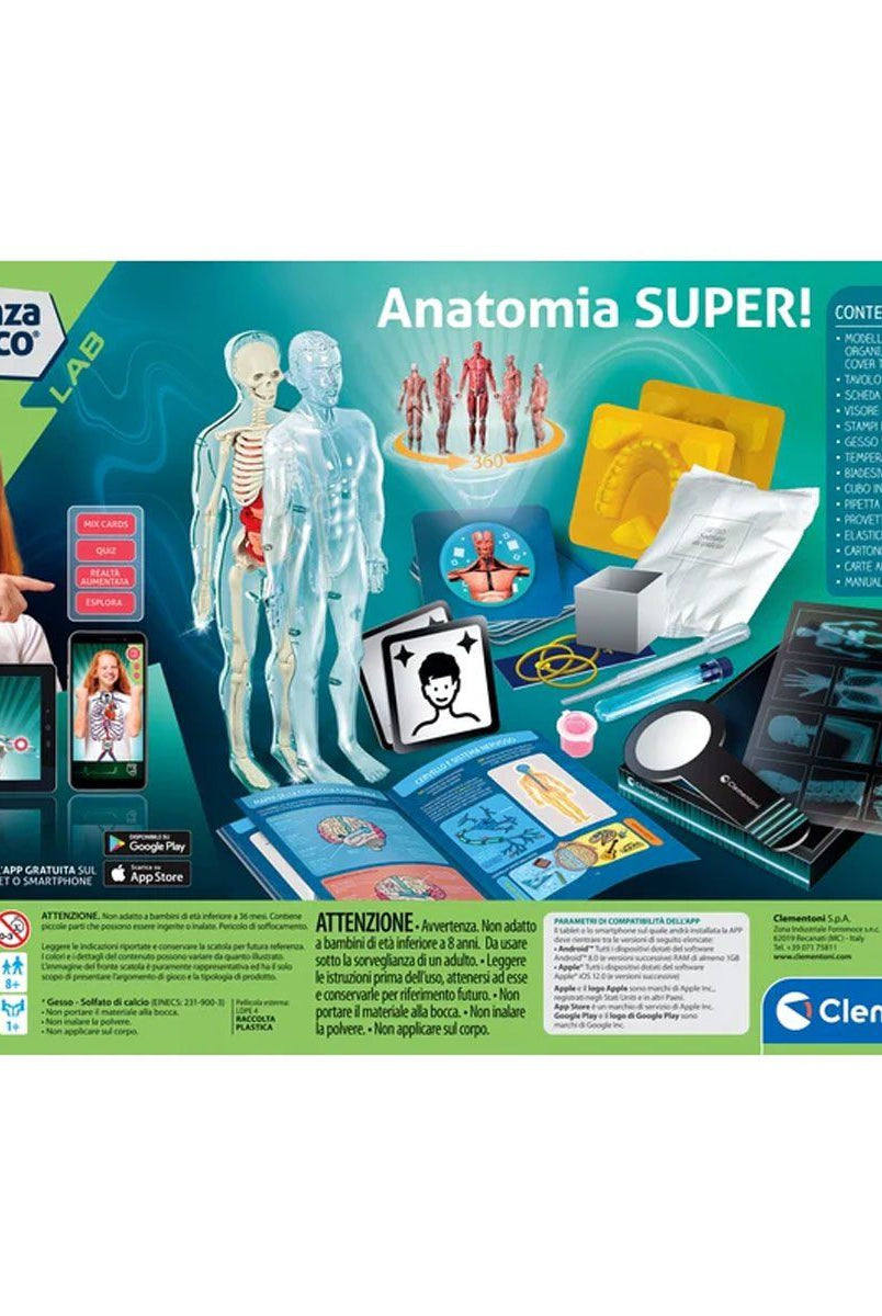 Clementoni Bilim Ve Oyun Süper Anatomi +8 Yaş Oyun Setleri | Milagron 
