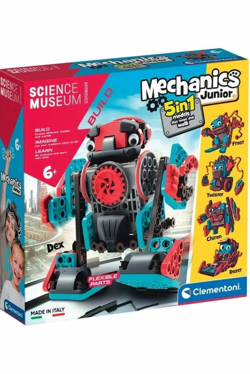 Clementoni Tr Mechanics Junior Hareketli Robotlar 5İn1 +6 Yaş Oyun Setleri | Milagron 