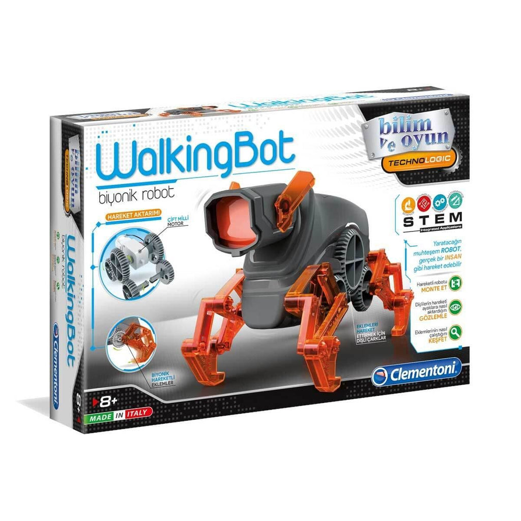 Clementoni Walkingbot Robotik Laboratuvarı +8 Yaş Oyun Setleri | Milagron 