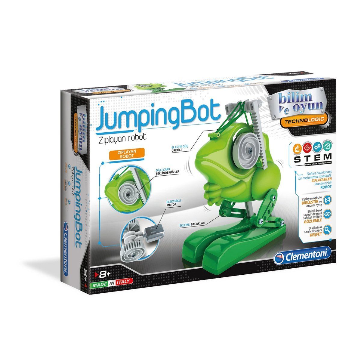 Clementoni Jumpingbot Robotik Laboratuvarı +8 Yaş Oyun Setleri | Milagron 