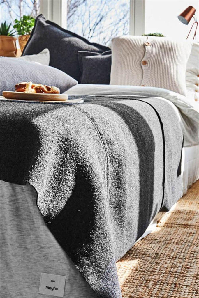 Moyha | Ev Tekstili | Comfort Antrasit Yatak Örtüsü (120 x 240) | Milagron 