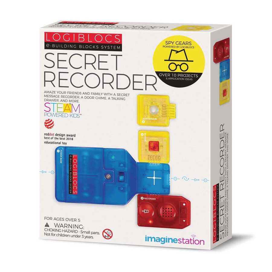 Logiblocs Logiblocs Secret Recorder Akıllı Elektronik Oyun Devresi Elektronik Oyuncak | Milagron 