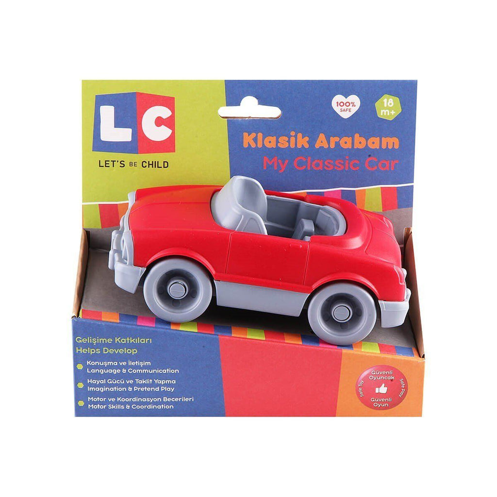 Let's Be Child Klasik Arabam +18 Ay Bebek Oyuncakları | Milagron 