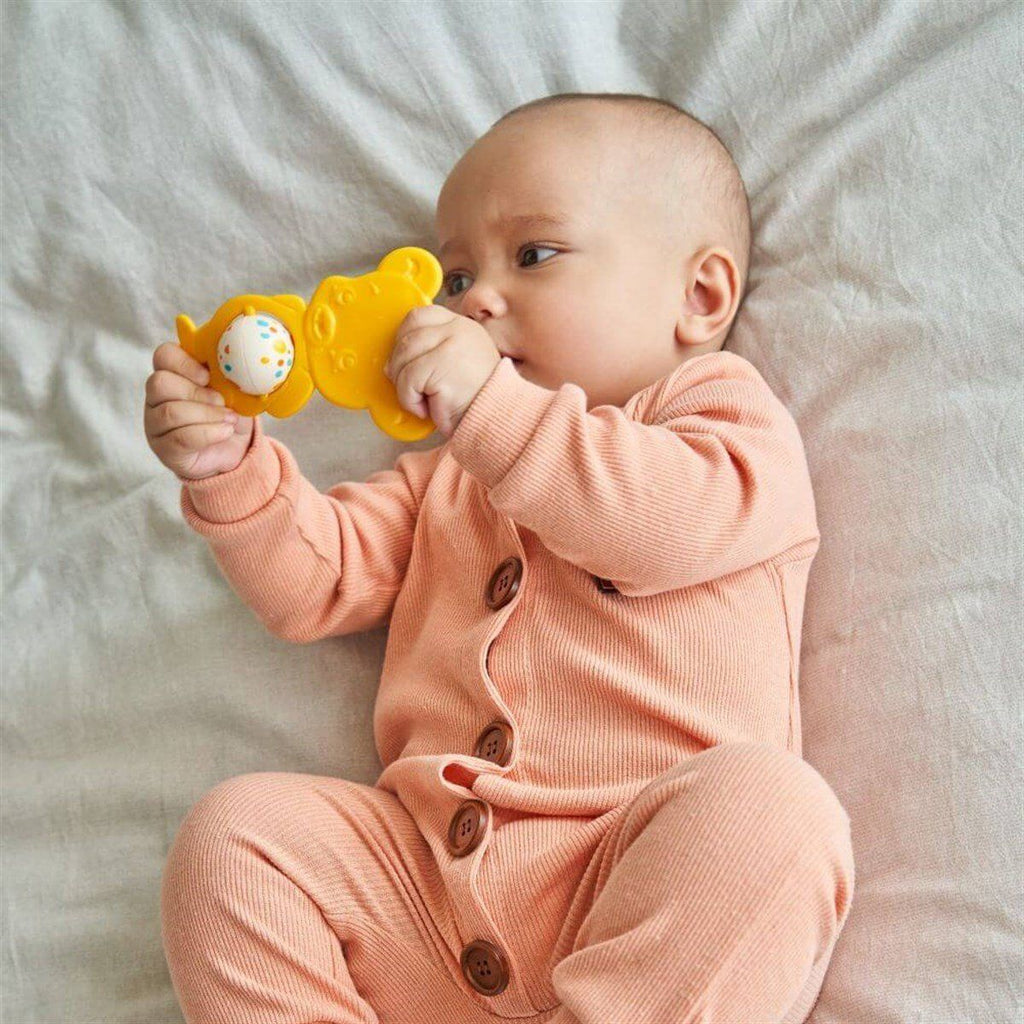 Let's Be Child Sevimli Ayıcık Diş Kaşıyıcı Çıngırak Bebek Oyuncakları | Milagron 