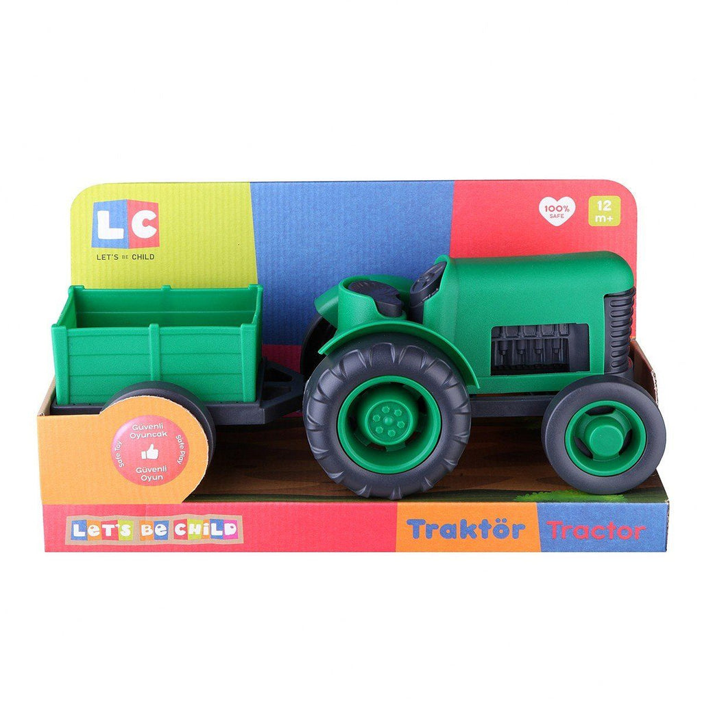 Let's Be Child Römorklu Traktör +12 Ay Bebek Oyuncakları | Milagron 