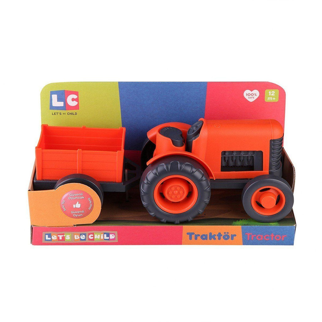 Let's Be Child Römorklu Traktör +12 Ay Bebek Oyuncakları | Milagron 