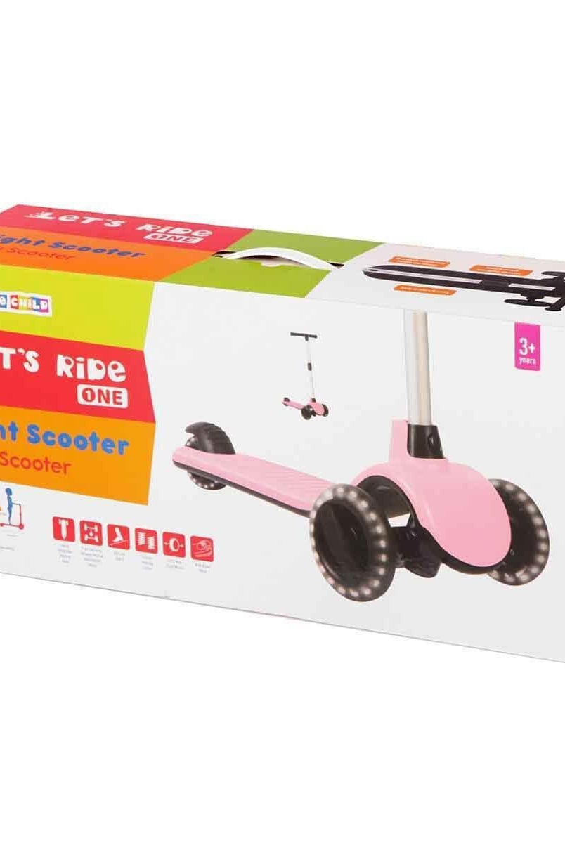 Let's Be Child Let'S Ride Işıklı Pembe Scooter +3 Yaş Oyun Setleri | Milagron 