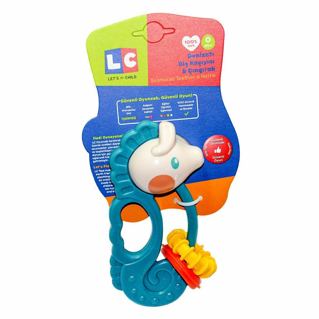 Let's Be Child Denizatı Diş Kaşıyıcı & Çıngırak Bebek Oyuncakları | Milagron 