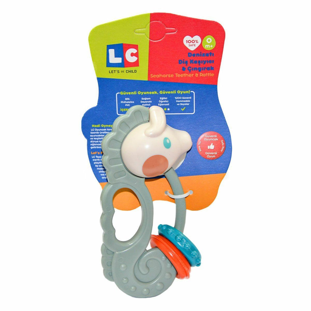 Let's Be Child Denizatı Diş Kaşıyıcı & Çıngırak Bebek Oyuncakları | Milagron 