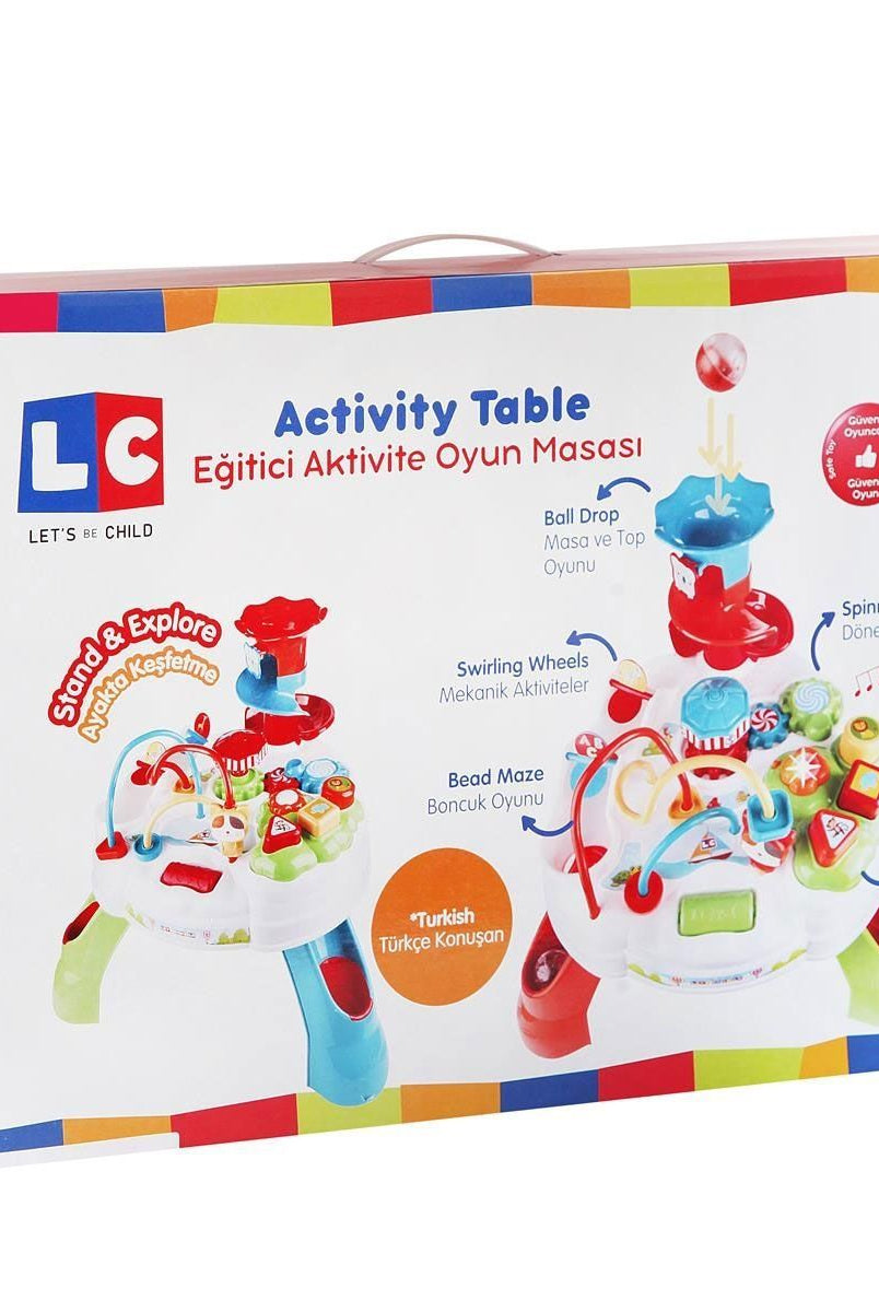 Let's Be Child Eğlenceli Aktivite Masası Bebek Oyuncakları | Milagron 