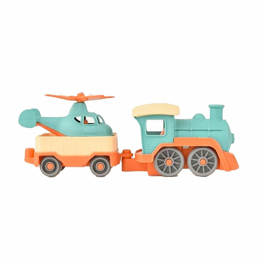 Let's Be Child Lc Tren Set Yük Treni Helikopterli Enfal Oyuncak Bebek Oyuncakları | Milagron 