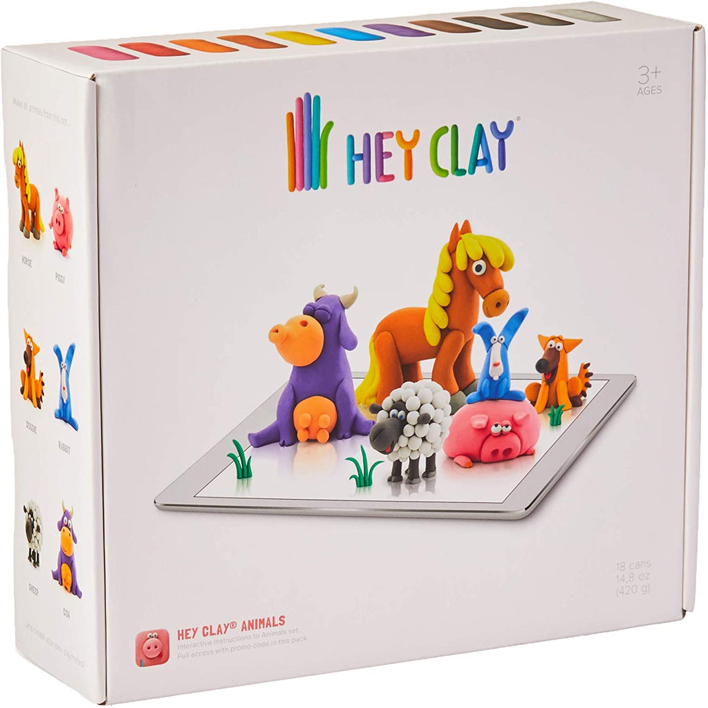 Hey Clay HEY CLAY ANIMALS Oyun Hamurları ve Setleri | Milagron 