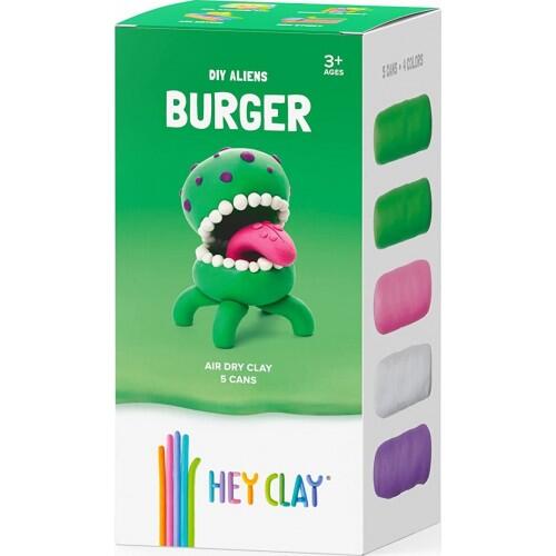 Hey Clay HEY CLAY MATE Burger Oyun Hamurları ve Setleri | Milagron 