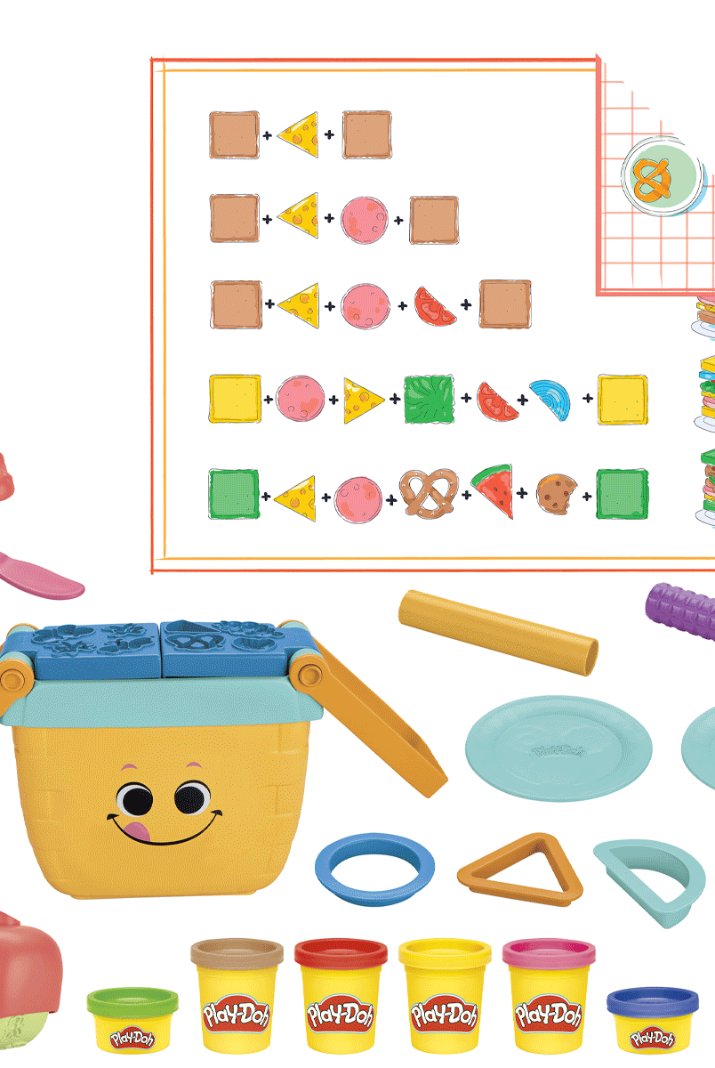 Play Doh Piknik Şekilleri Başlangıç Seti +3 Yaş Oyun Hamurları ve Setleri | Milagron 