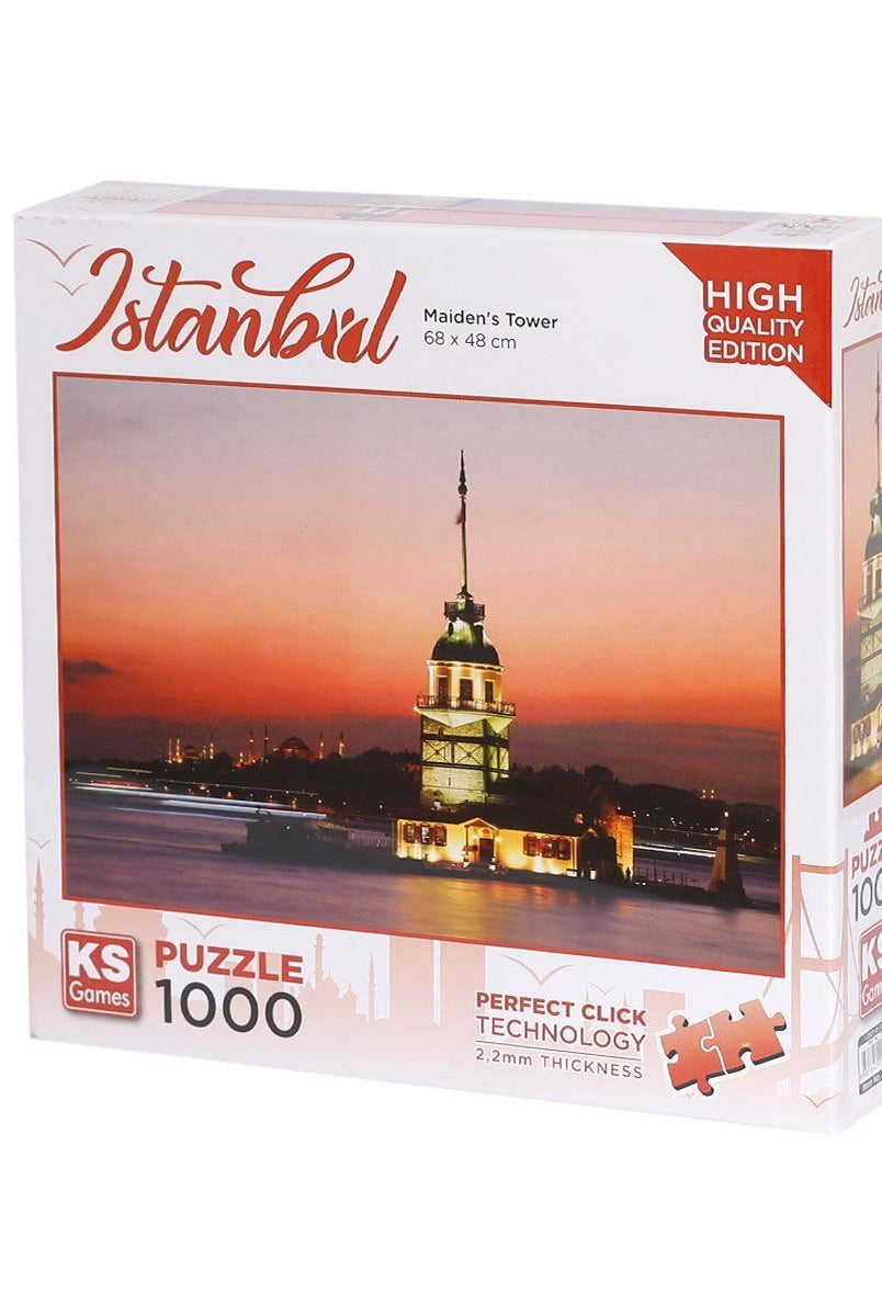 KS Puzzle Kız Kulesi Gün Batımı 1000 Parça Puzzle Puzzle | Milagron 