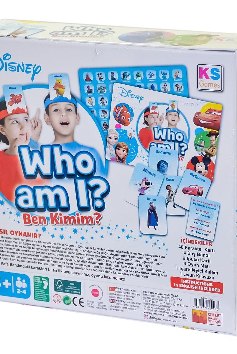 KS Puzzle Who Am I Ben Kimim Ks Games Kutu Oyunları | Milagron 