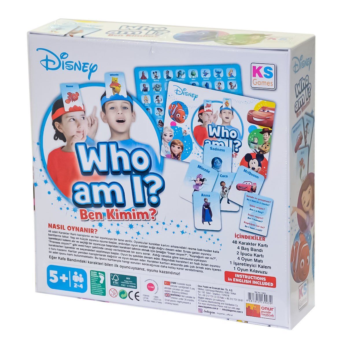 KS Puzzle Who Am I Ben Kimim Ks Games Kutu Oyunları | Milagron 