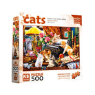 KS Puzzle Kittens In The Writer’S Office 500 Parça Puzzle Puzzle | Milagron 
