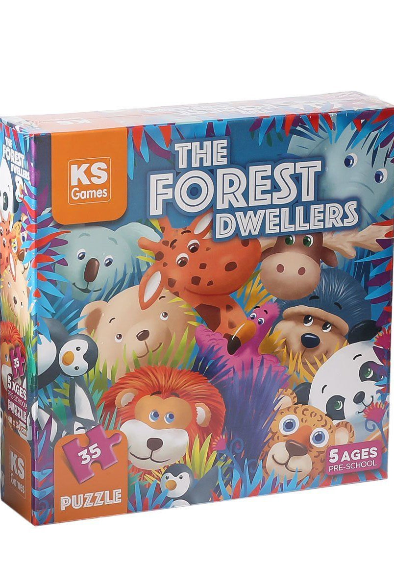 KS Puzzle The Forest Dwellers 35 Parça Puzzle Puzzle | Milagron 