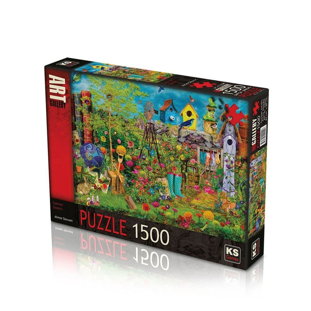 KS Puzzle Yaz Bahçesi Aimee Stewart 1500 Parça Art Gallery Puzzle Puzzle | Milagron 