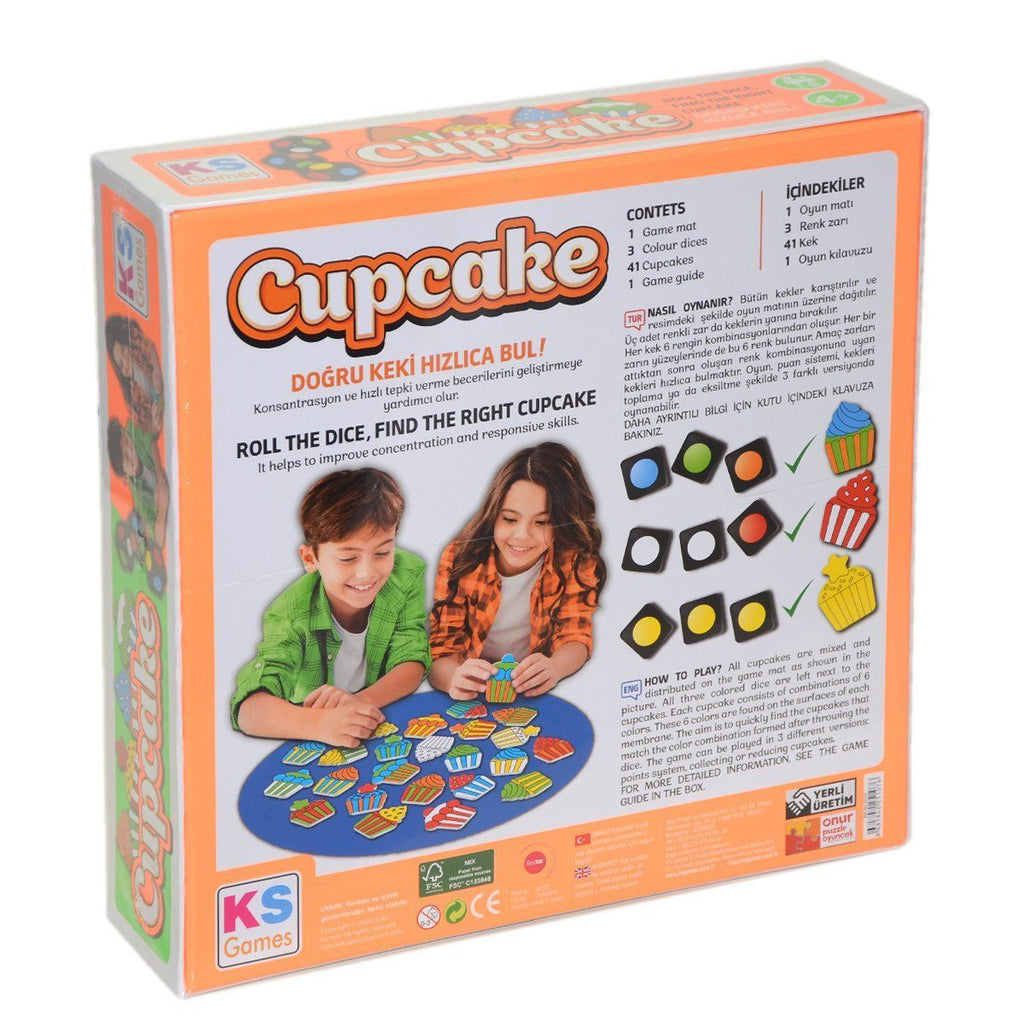 KS Puzzle Cupcake Oyunu / +4 Yaş Kutu Oyunları | Milagron 