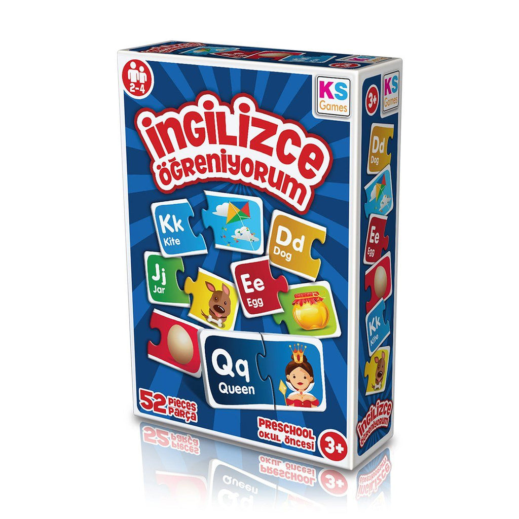KS Puzzle Ingilizce Öğreniyorum / +3 Yaş Oyun Setleri | Milagron 