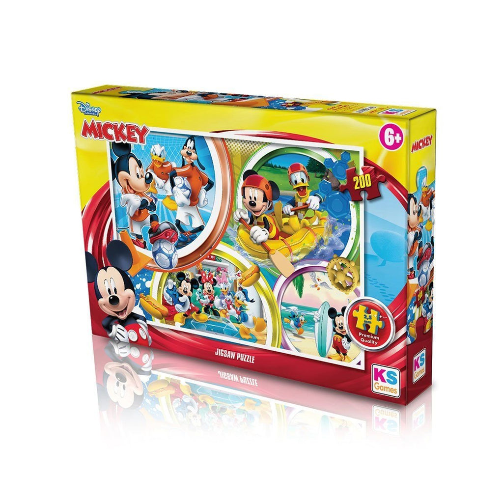 KS Puzzle Mickey Mouse 200 Parça Puzzle Puzzle | Milagron 