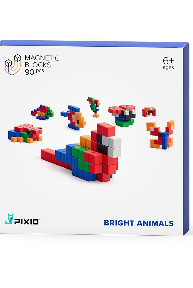Pixio Pixio Bright Animals İnteraktif Mıknatıslı Manyetik Blok Oyuncak İnteraktif Oyuncak | Milagron 
