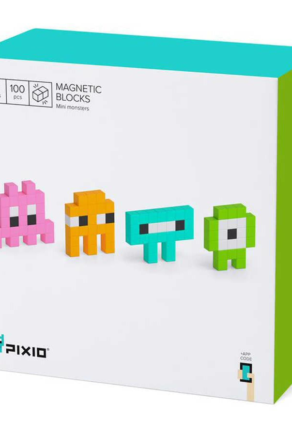Pixio Pixio Mini Monsters İnteraktif Mıknatıslı Manyetik Blok Oyuncak İnteraktif Oyuncak | Milagron 
