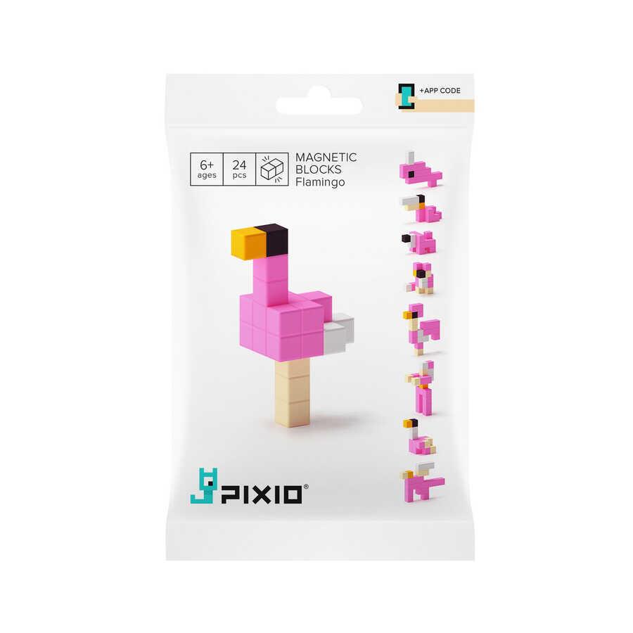 Pixio Pixio Flamingo İnteraktif Mıknatıslı Manyetik Blok Oyuncak İnteraktif Oyuncak | Milagron 