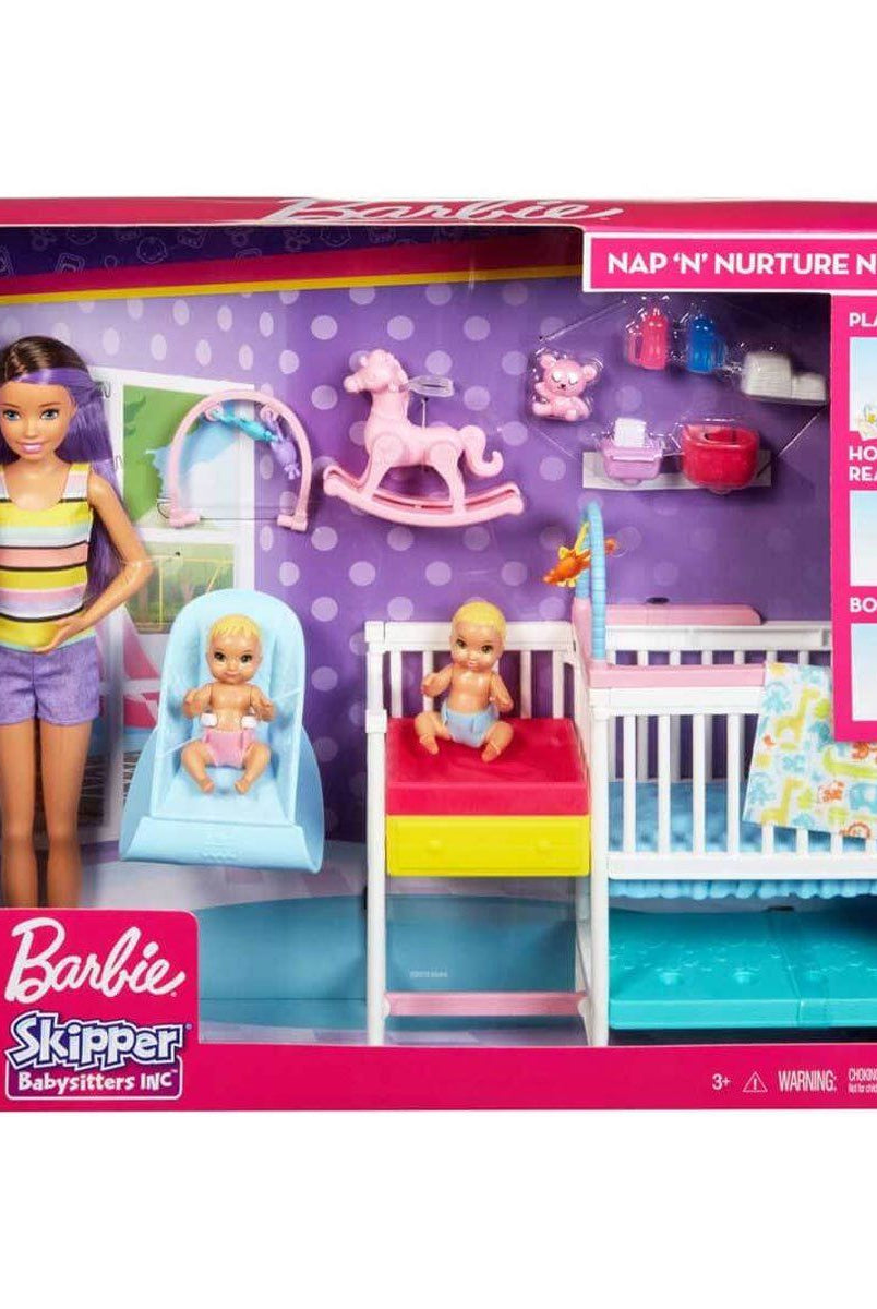 Barbie Barbie Bebek Bakıcısı Skipper Uyku Eğitiminde Oyun Seti Biriktirilebilir Oyuncaklar ve Setleri | Milagron 
