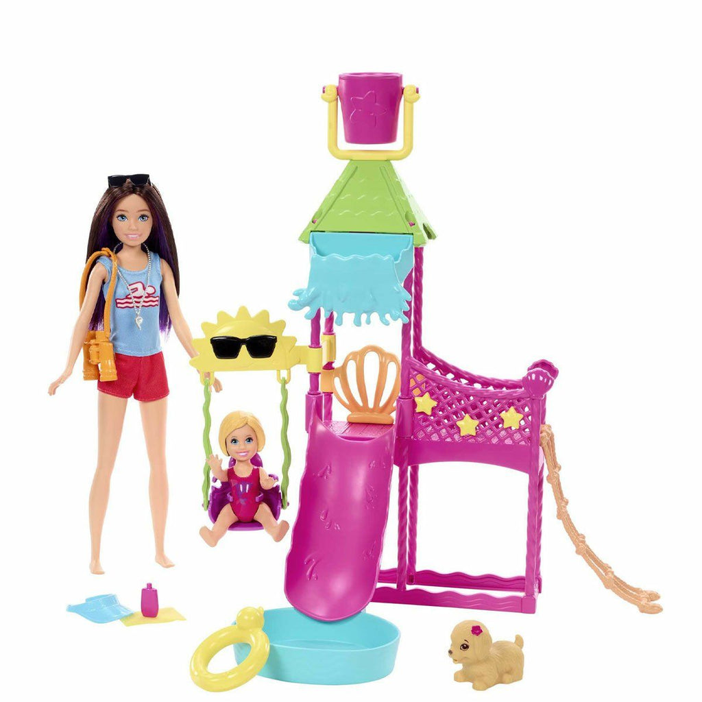 Barbie Skipperın Su Parkı Eğlencesi Oyun Seti Biriktirilebilir Oyuncaklar ve Setleri | Milagron 