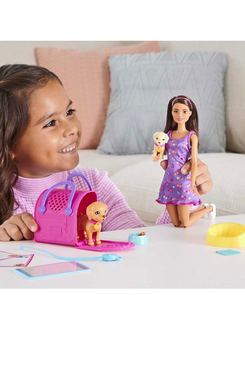 Barbie Barbie Ve Köpekçikleri Oyun Seti Biriktirilebilir Oyuncaklar ve Setleri | Milagron 