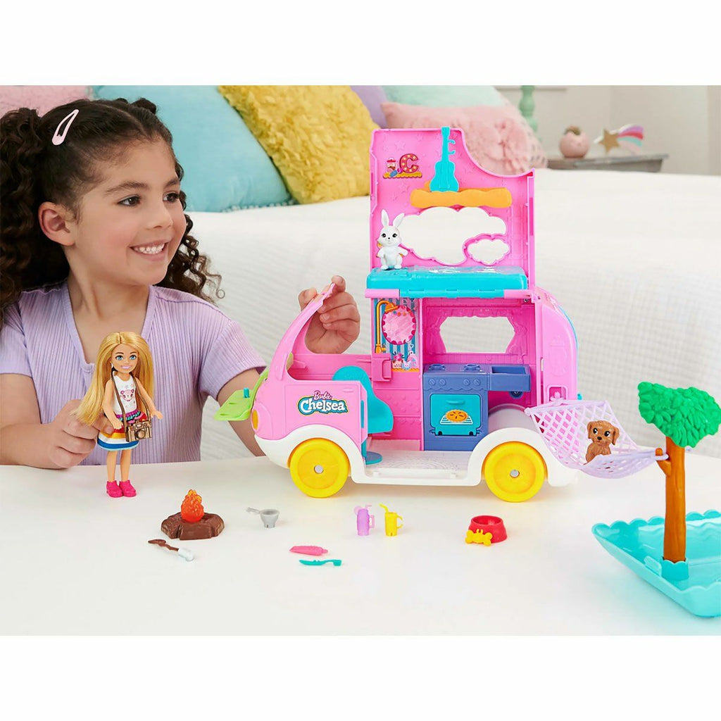 Barbie Chelsea'nin Yeni Karavanı Biriktirilebilir Oyuncaklar ve Setleri | Milagron 