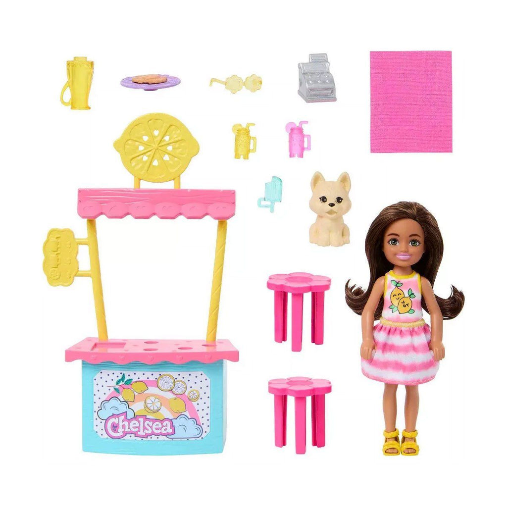 Barbie Chelsea'nin Limonata Standı Biriktirilebilir Oyuncaklar ve Setleri | Milagron 