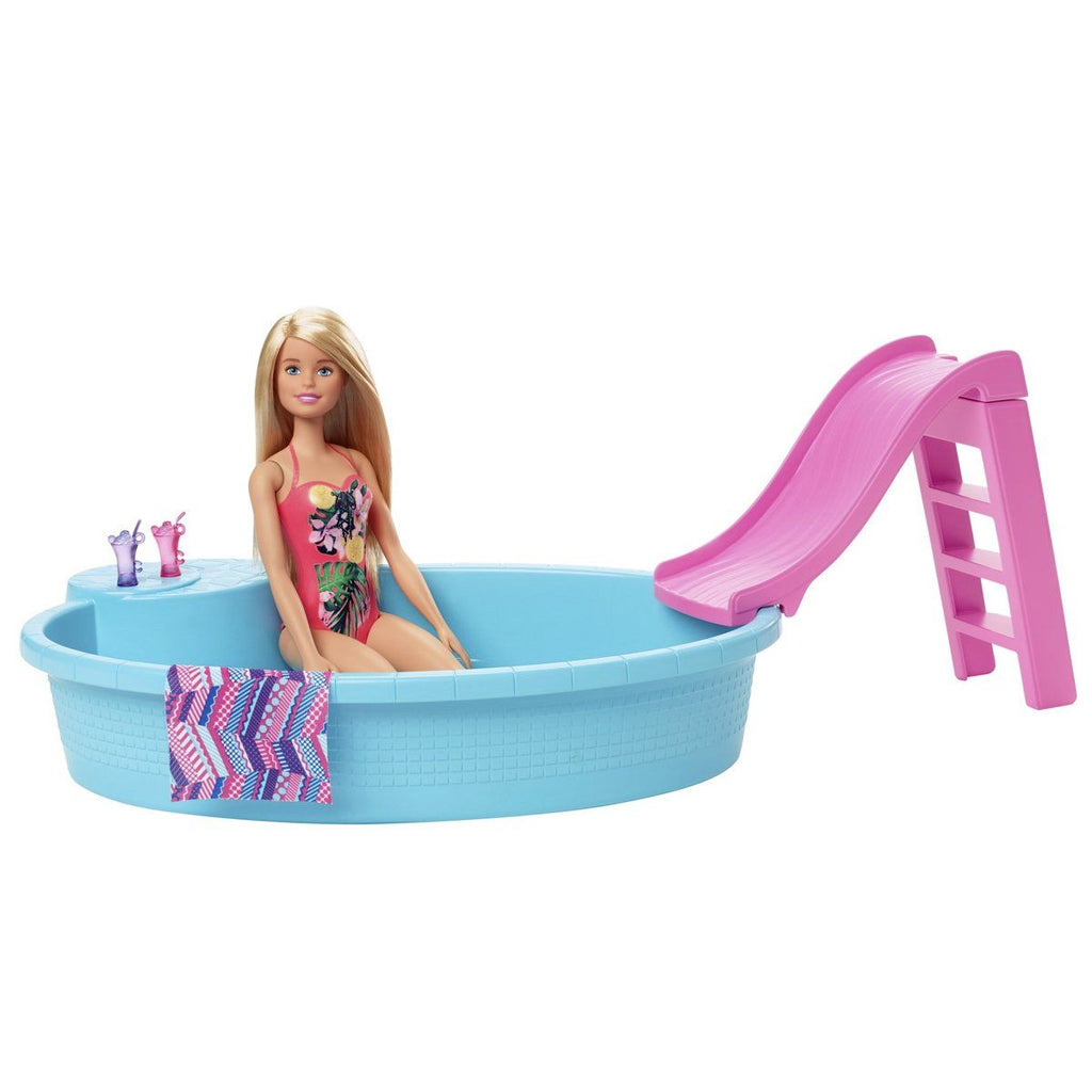 Barbie Barbie Ve Eğlenceli Havuzu Biriktirilebilir Oyuncaklar ve Setleri | Milagron 