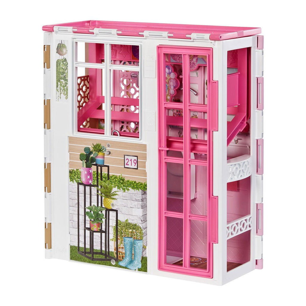 Barbie Barbie'nin Taşınabilir Portatif Evi Biriktirilebilir Oyuncaklar ve Setleri | Milagron 