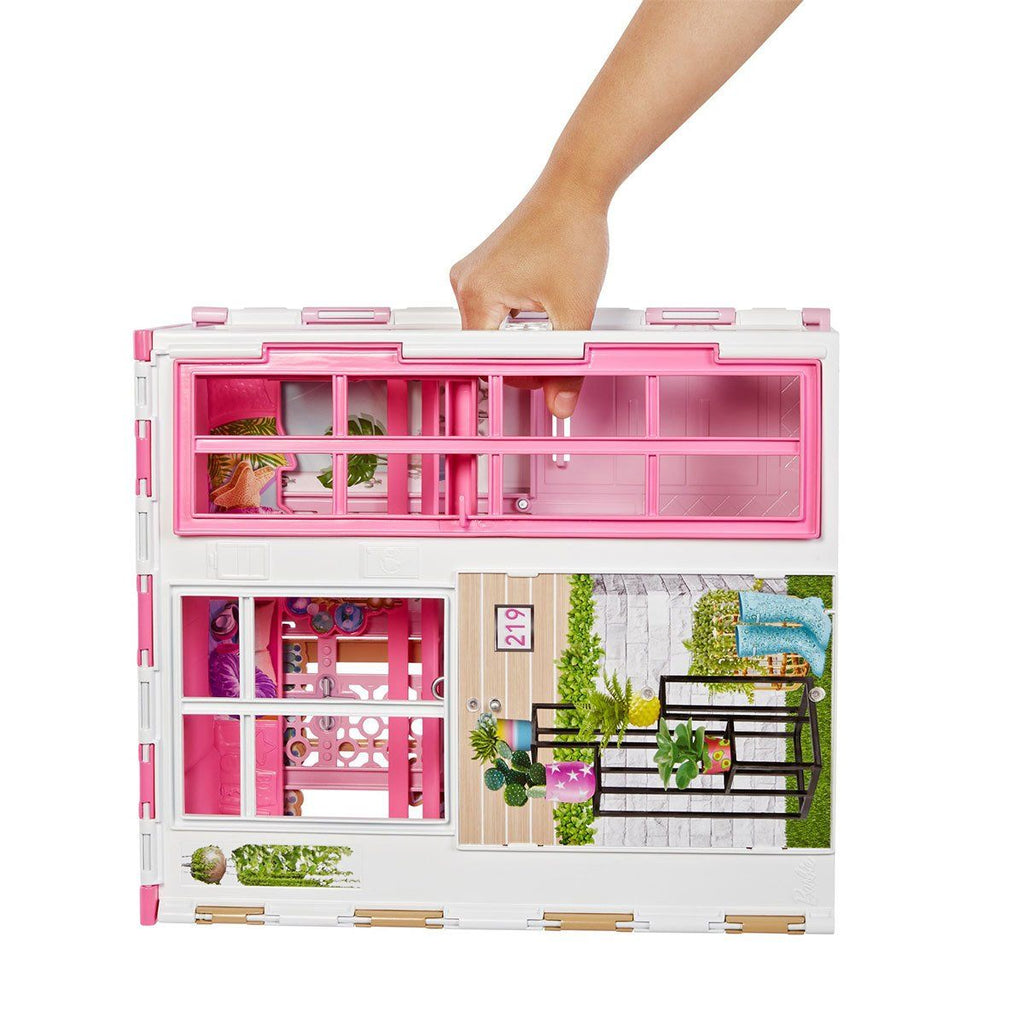 Barbie Barbie'nin Taşınabilir Portatif Evi Biriktirilebilir Oyuncaklar ve Setleri | Milagron 
