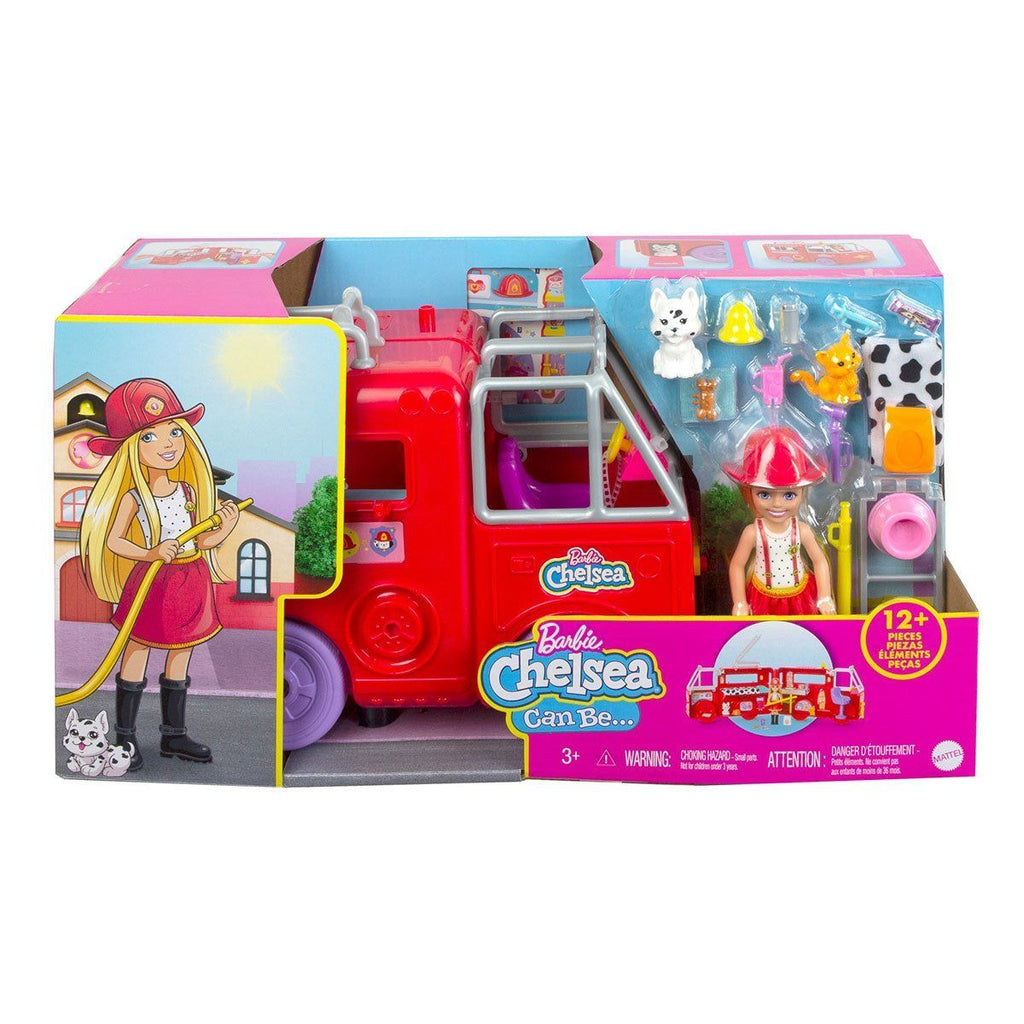Barbie Chelsea İtfaiye Aracı Biriktirilebilir Oyuncaklar ve Setleri | Milagron 