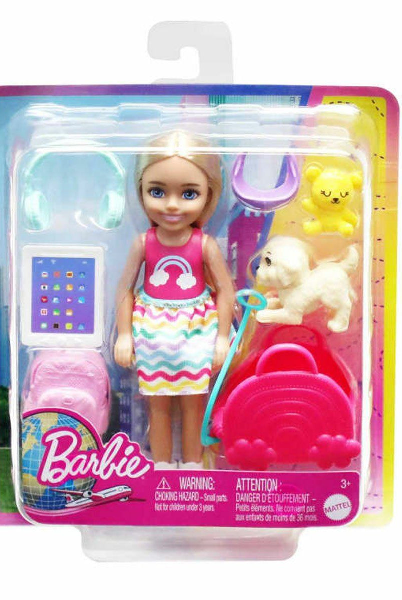 Barbie Chelsea Seyahatte Bebek Ve Aksesuarları Biriktirilebilir Oyuncaklar ve Setleri | Milagron 