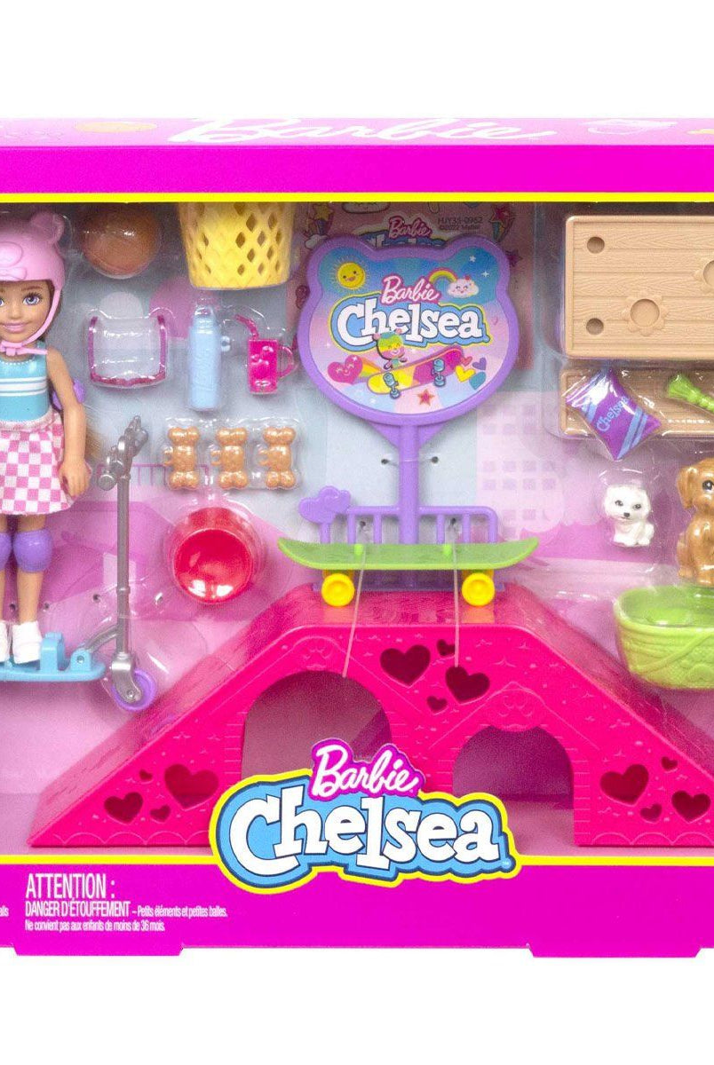 Barbie Chelsea Kaykay Parkı Biriktirilebilir Oyuncaklar ve Setleri | Milagron 
