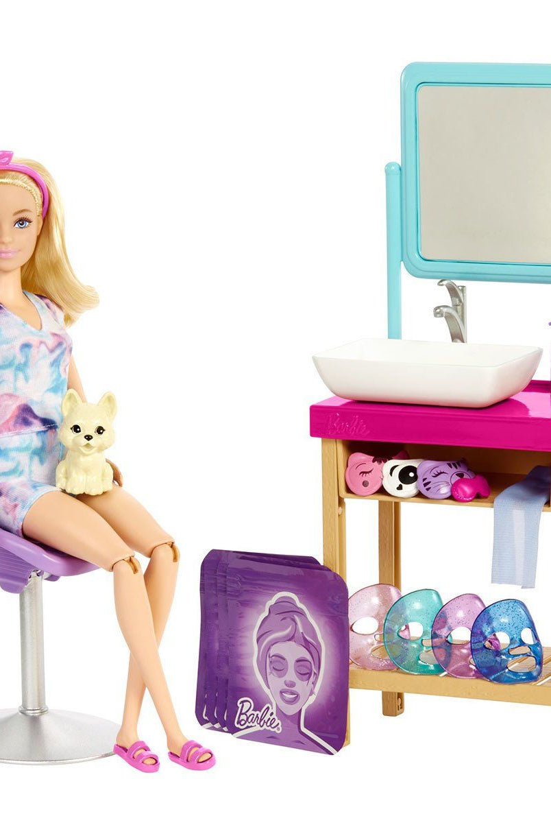 Barbie Barbie, Işıltı Spa Günü Oyun Seti, Barbie Welness Biriktirilebilir Oyuncaklar ve Setleri | Milagron 