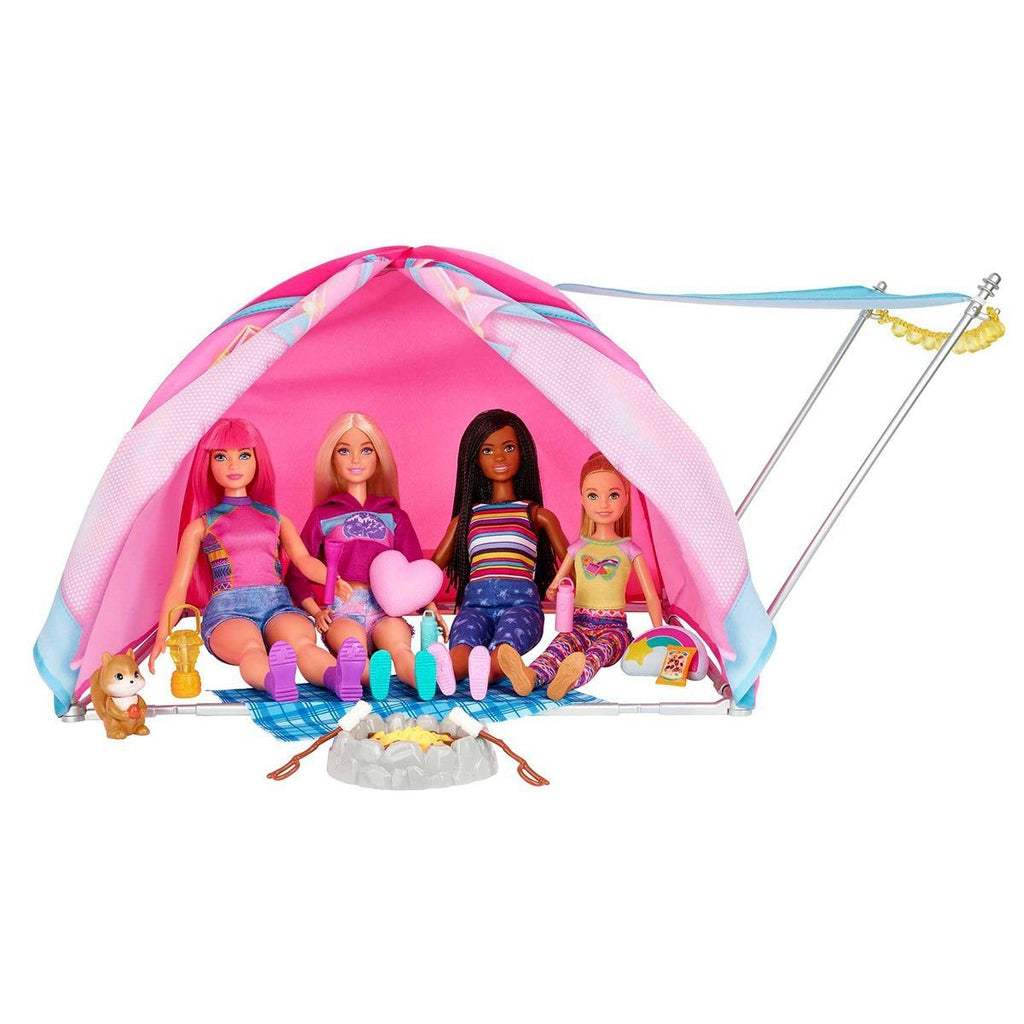 Barbie Barbie Malibu Ve Brooklyn Kampta Oyun Seti Biriktirilebilir Oyuncaklar ve Setleri | Milagron 
