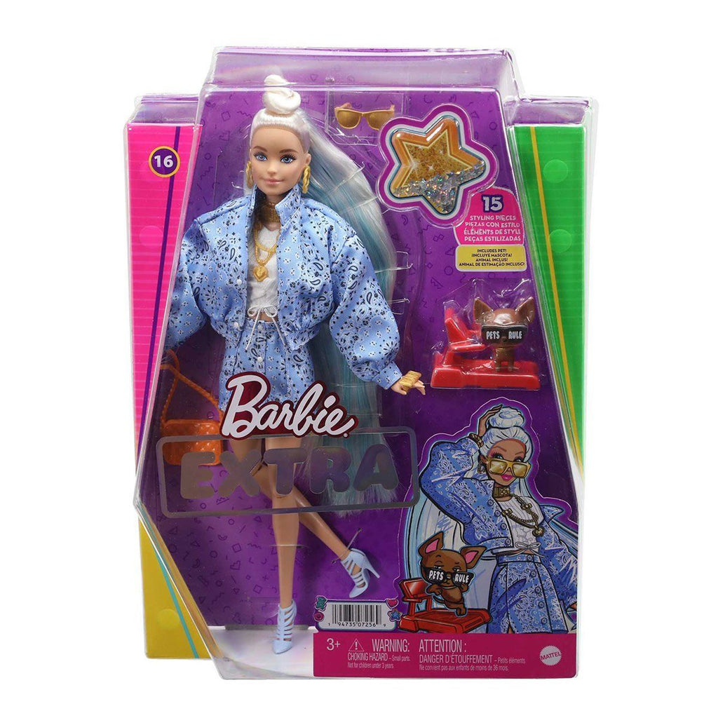 Barbie Barbie Extra Mavi Takımlı Bebek Biriktirilebilir Oyuncaklar ve Setleri | Milagron 