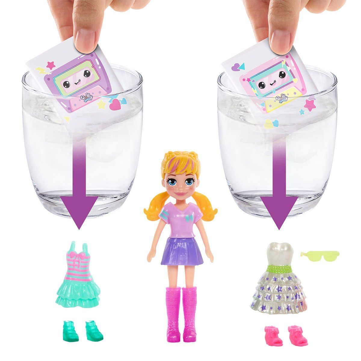 Poly Pocket ve Arkadaşları Polly Pocket Radyo Temalı Moda Eğlencesi Oyun Seti Oyuncak Bebek ve Oyun Setleri | Milagron 