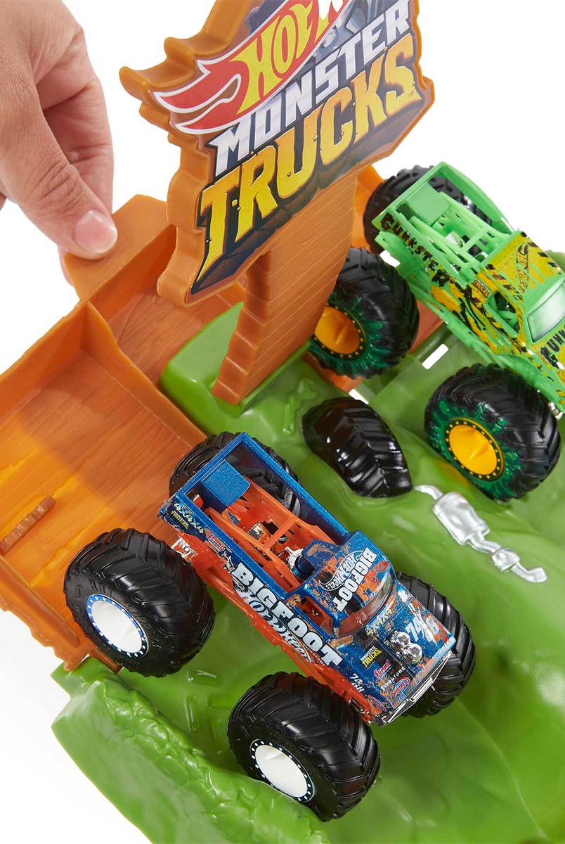 Hot Wheels Monster Trucks Heyecanlı Yarışlar Oyun Seti Oyuncak Arabalar ve Setleri | Milagron 