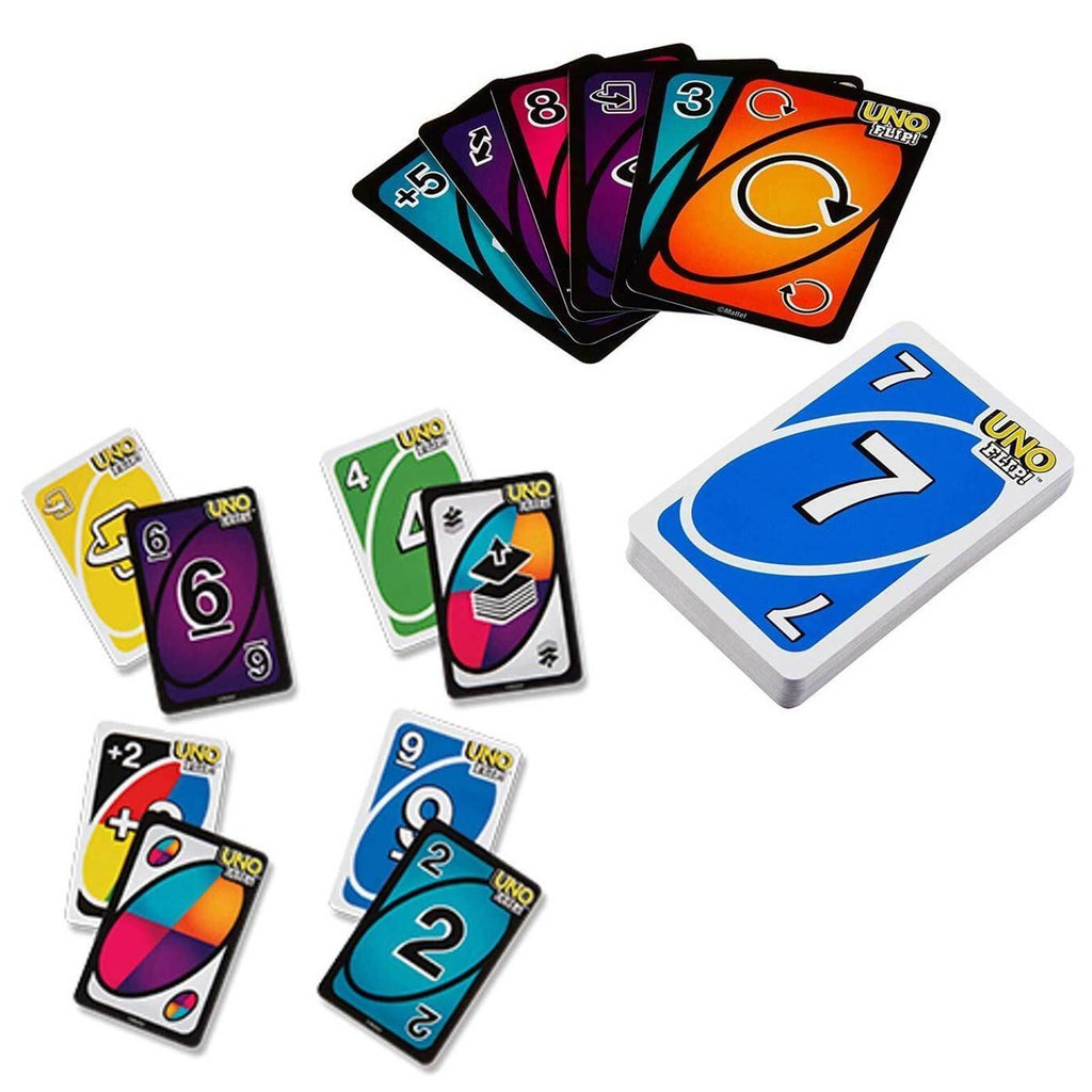 Uno Uno Flip Kartlar / +7 Yaş Kutu Oyunları | Milagron 