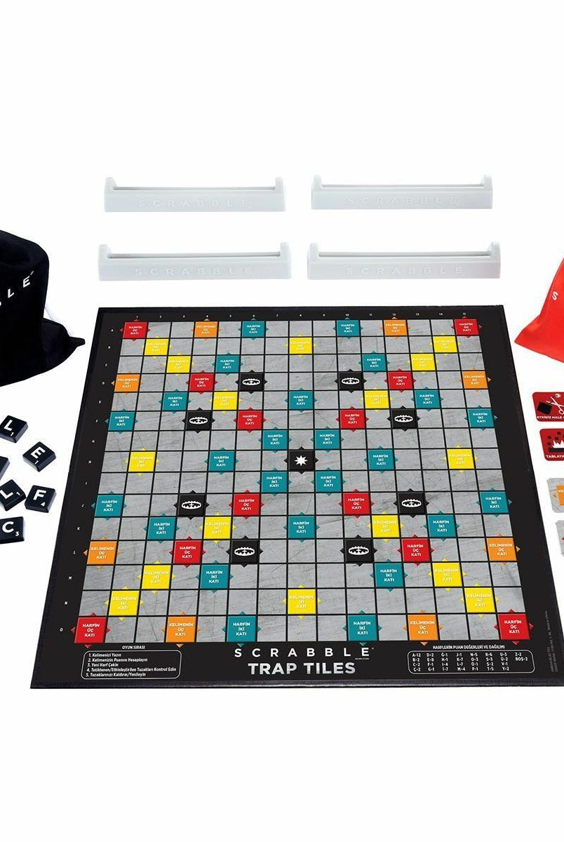 Scrabble Scrabble Trap Tiles Türkçe Kutu Oyunları | Milagron 