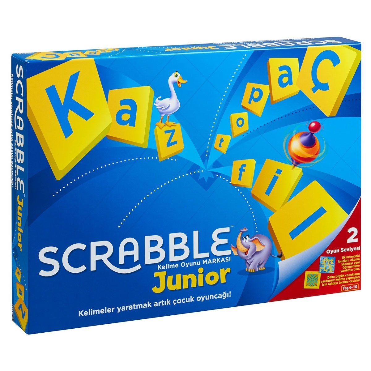 Scrabble Scrabble Junior Türkçe 6 10 Yaş Kutu Oyunları | Milagron 